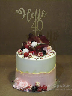 Hello 40 cake