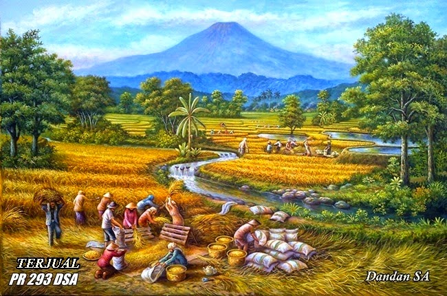 Art  indahnya lukisan dandan sa  paintings  cianjur  indonesia