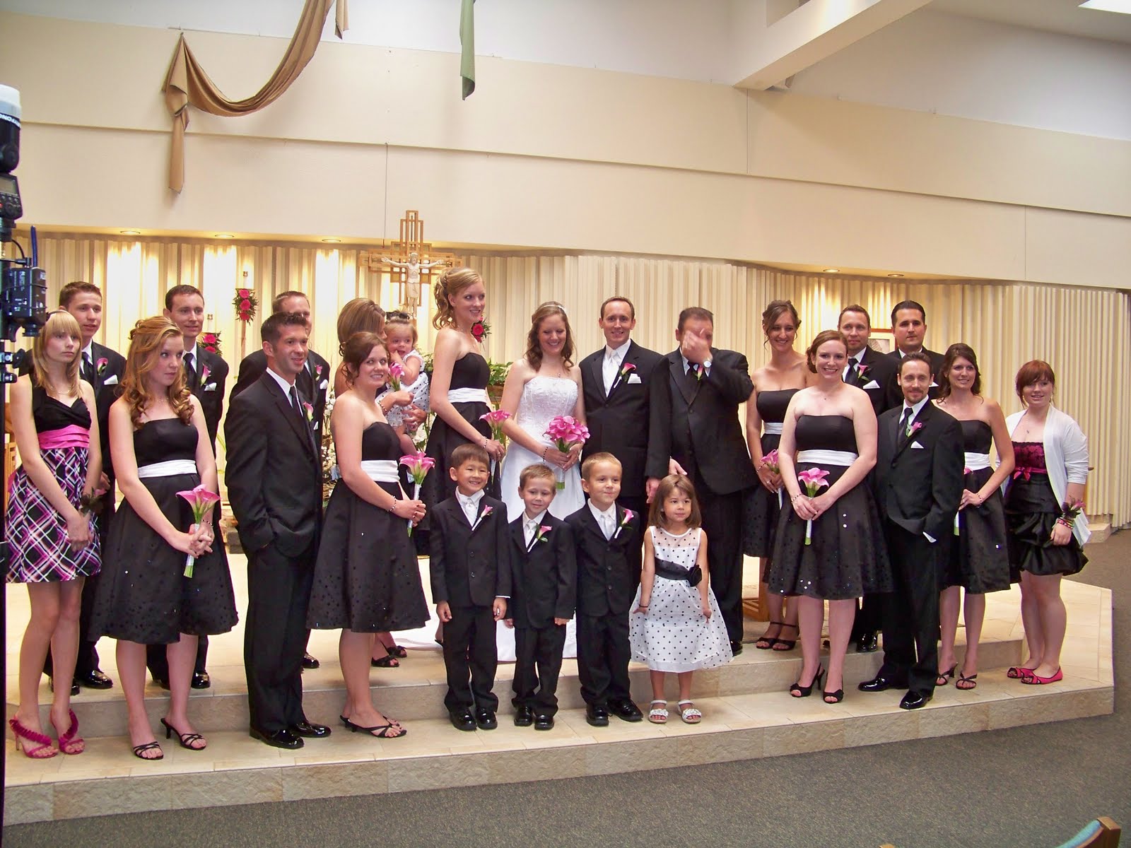 The entire bridal party