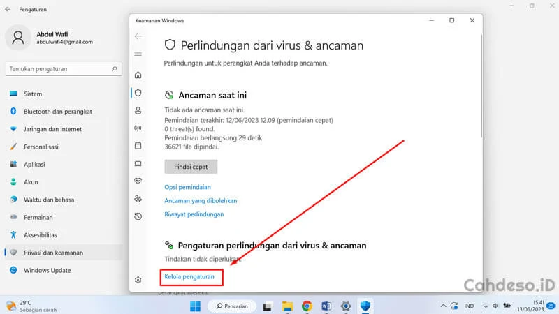 Cara Menonaktifkan Antivirus Windows 11