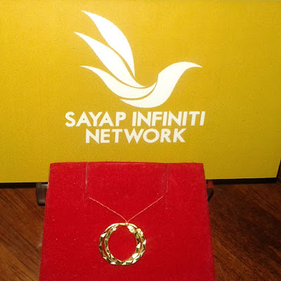 Barang Kemas Sayap Infiniti Network, subang cincin, subang budak, emas, emas 916, 916