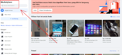 Cara Mengaktifkan Kembali Marketplace Facebook