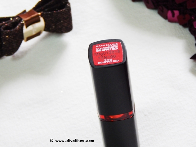 Maybelline Color Show Big Apple Red Creamy Matte Lipstick