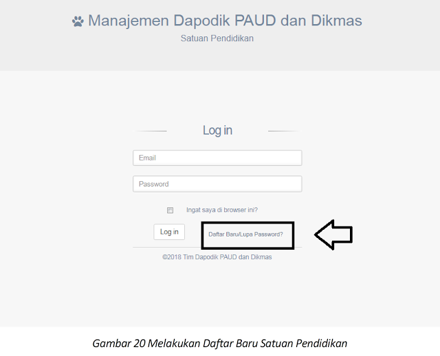  Pada aplikasi Dapodik Paud Dikmas versi  Cara Melakukan Registrasi Dapodik PAUD Dikmas Versi 3.3.0