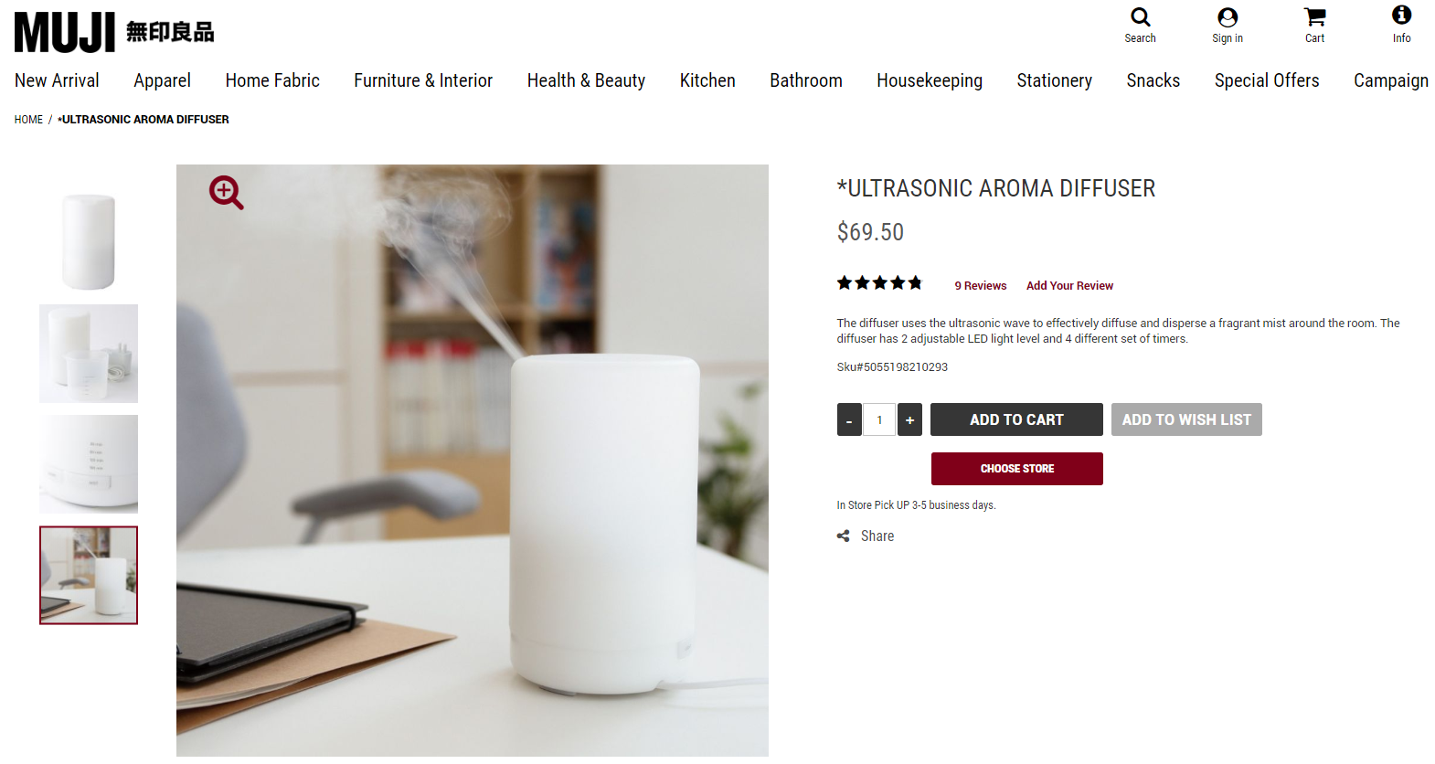 [Review] Aroma Naturale Essential Oils Diffuser The Blahger