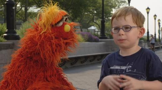 Sesame Street Episode 4278. What's the Word on the Street hosted by Murray.