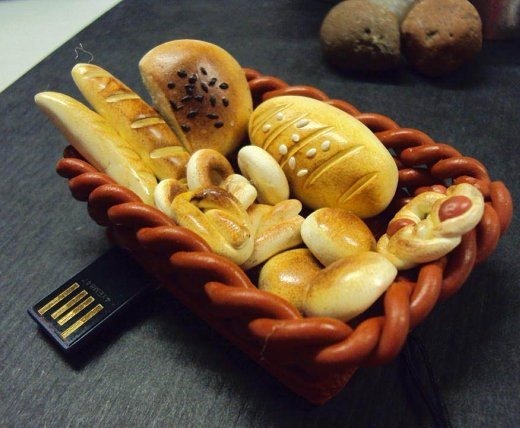 Baking USB flash drive