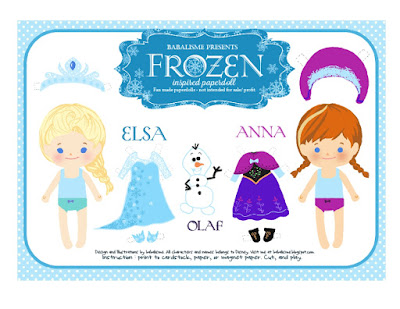 Disney Frozen Dress-Up Paper Doll