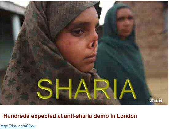 Hundreds expected at anti-sharia demo in London