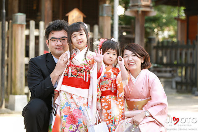 河内長野市の長野神社に七五三出張撮影