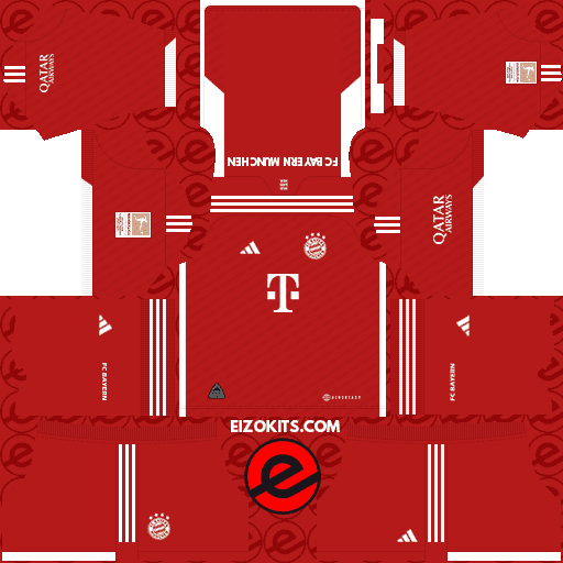 FC Bayern Munich DLS Kits 2023-2024 Released Adidas - DLS2019 Kits (Forth)