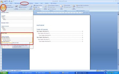 Blognya Bang ACHAN Cara Membuat Daftar  Isi  di MS Word