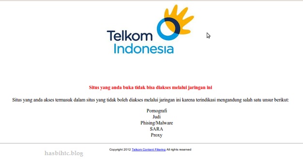 Cara Keluar Dari Telkom Content Filtering