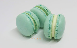 Macarons ganache noix de coco 