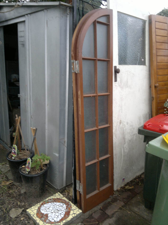 beautiful junk: Recycled Door Garden Shed