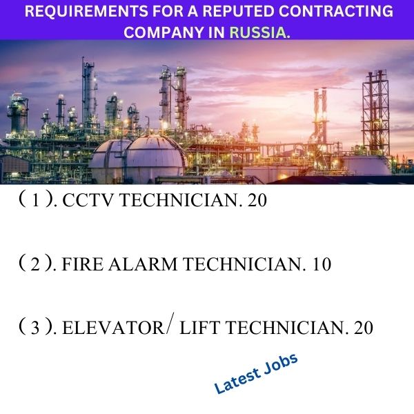 REQUIREMENTS FOR A REPUTED CONTRACTING COMPANY IN RUSSIA.