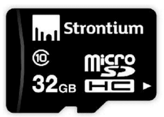 Amazon - Strontium 32GB MicroSDHC Memory Card (Class 10) at Rs.386 (60% off)