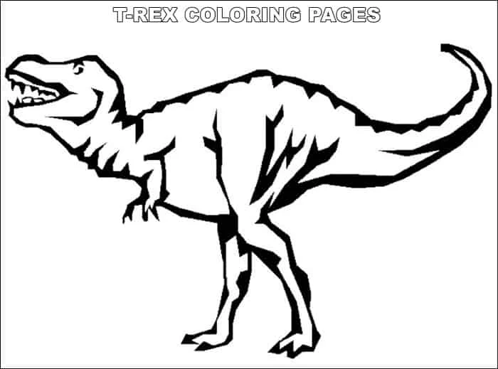Dinosaur Coloring Pages T Rex