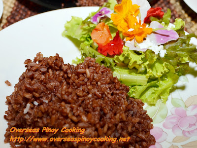 Organic Brown Rice with Edible Flowers