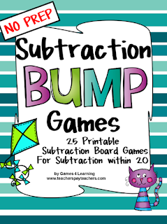 https://www.teacherspayteachers.com/Product/Subtraction-Games-828886