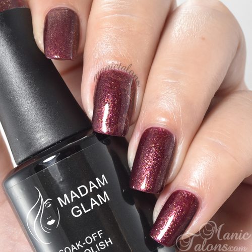 Madam Glam Gel Polish Take Your Time Swatch