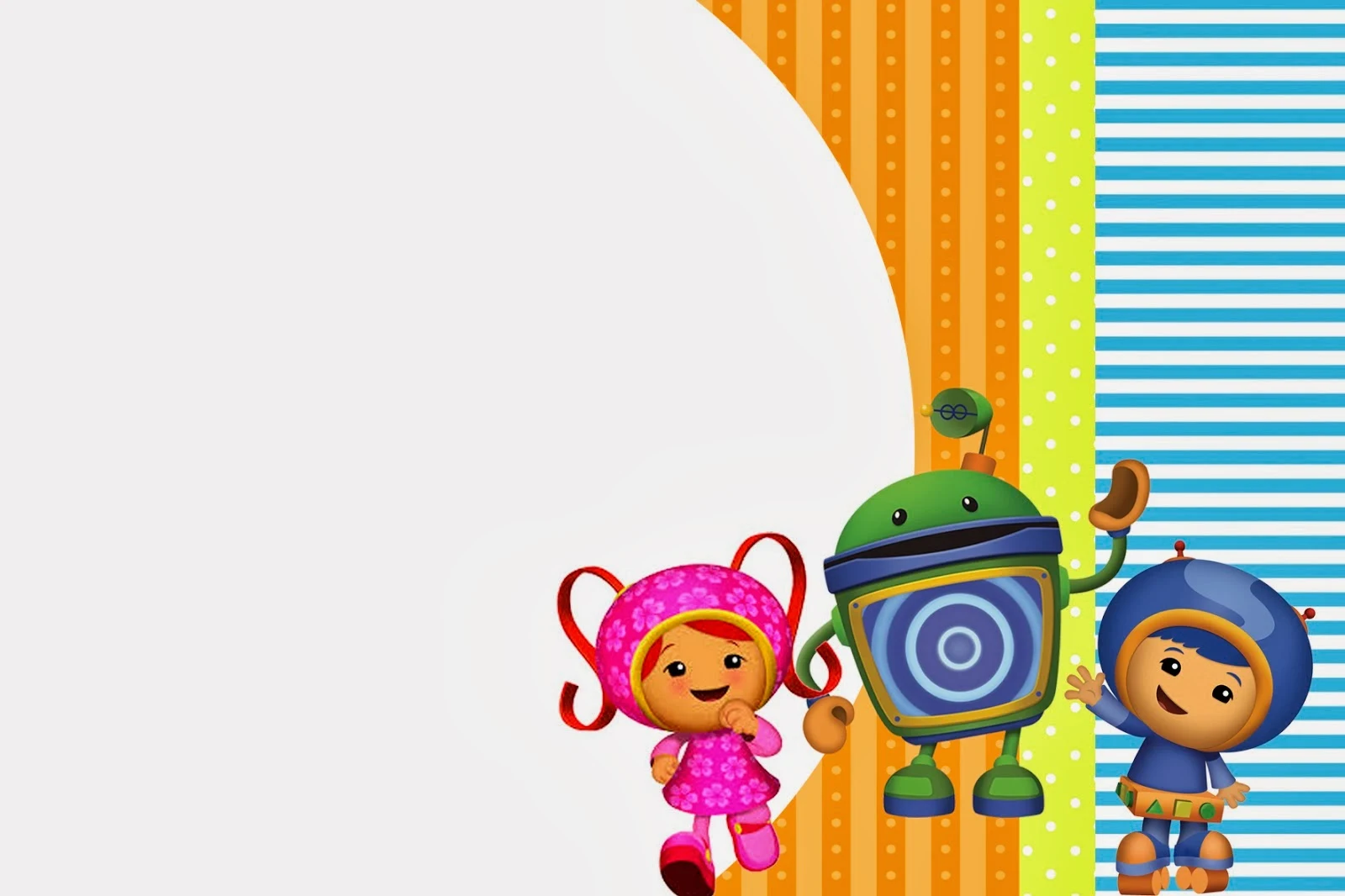 Umizoomi Free Printable Invitations.