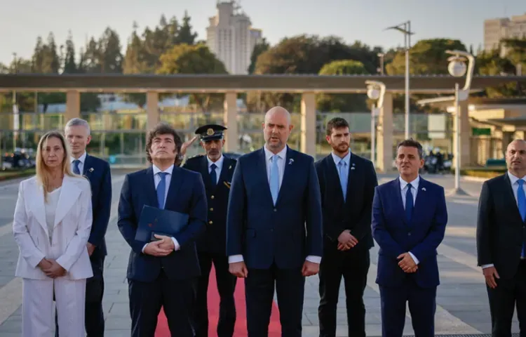 Argentine President Javier Milley Received in State Ceremony at the Knesset Building Knesset Spokesperson – Noam Moshkowitz