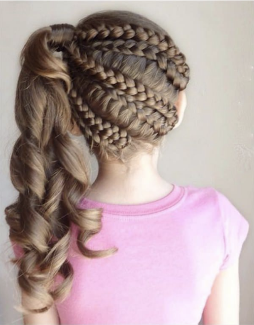 little girl braid hairstyle 2019
