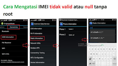 Cara Mengatasi IMEI Tidak Valid Atau Null Tanpa Root 