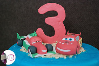 Francesco fondant en Bliksem fondant Cars