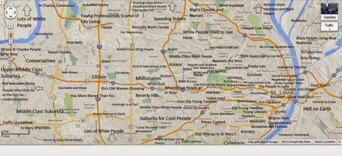 Map of St Louis