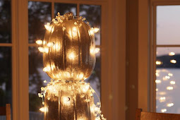 How to Make an Illuminated Pumpkin Topiary : Halloween 2012 Ideas