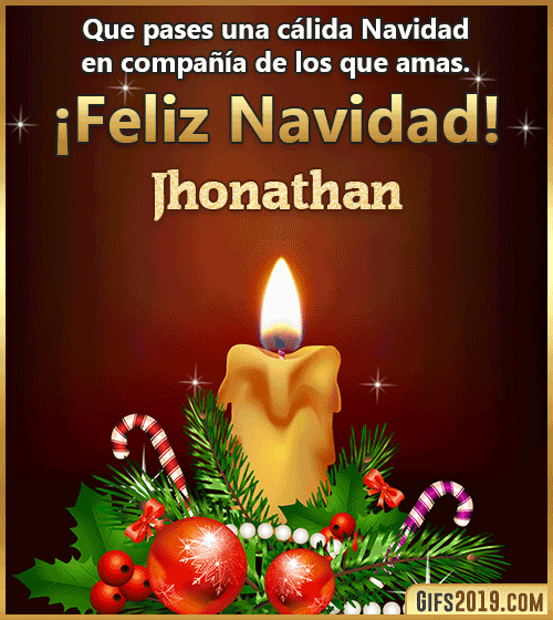 Gif feliz navidad jhonathan