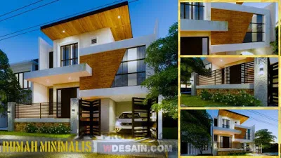 Rumah Minimalis Modern Ukuran 9x12 2 Lantai Desain Rumah