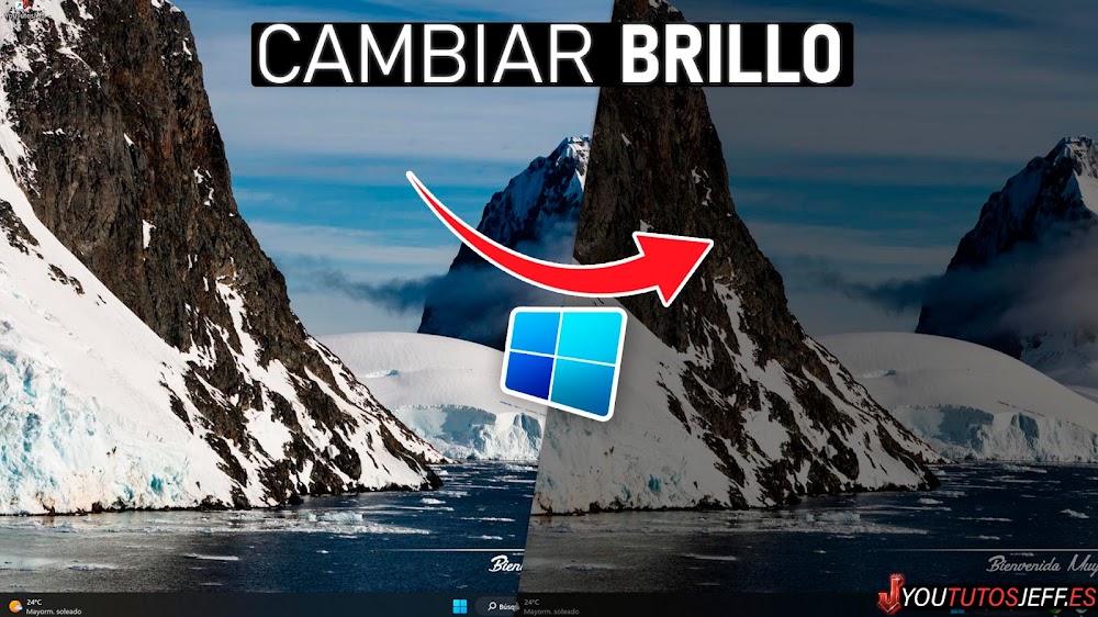 Como Ajustar BRILLO de Pantalla Windows 🔵