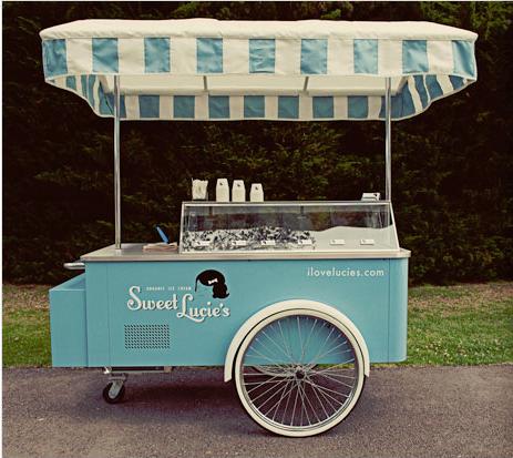 How I wish we had Sweet Lucie on our wedding I think a vintage ice cream 