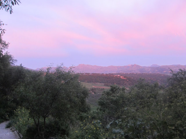 sunrise view from ronda