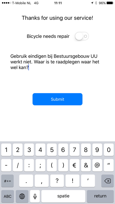 Screenshot feedback