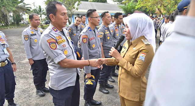 Wawako Palembang Pimpin Apel di Dishub 