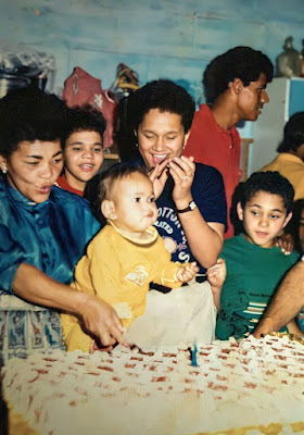 festinha de aniversário de 1 ano em 1989