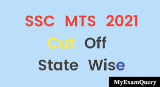 SSC MTS Cut Off All State