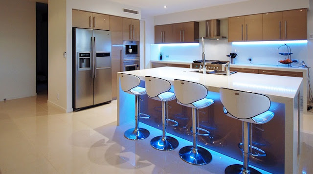 LED lightning in kitchen