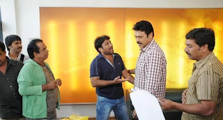 namo venkatesa latest unseen stills from shooting spot