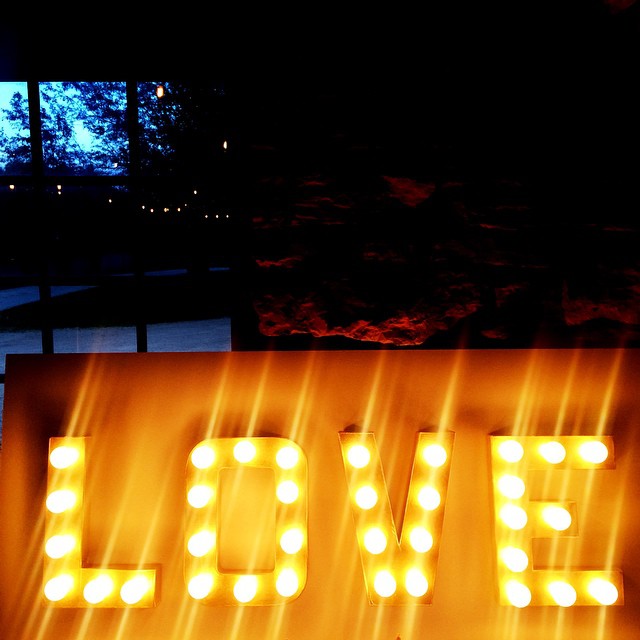 DIY LOVE marquee