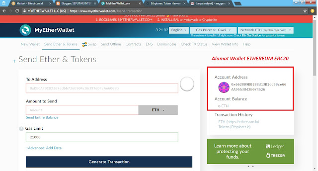 Cara Membuat Akun Myetherwallet Terbaru | rakyat-net