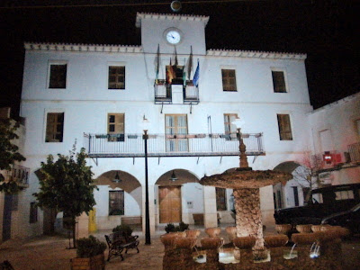 Abrucena nocturna ayuntamiento plaza