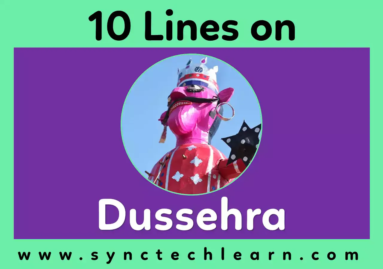 10 lines on Dussehra in English - Short essay on Dussehra - Few lines about Dussehra 