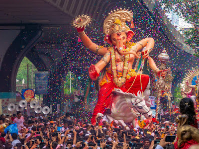 Ganpati visarjan images 2020