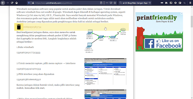 Cara Print Artikel Di Blog/Web Dengan Rapi Tanpa Iklan