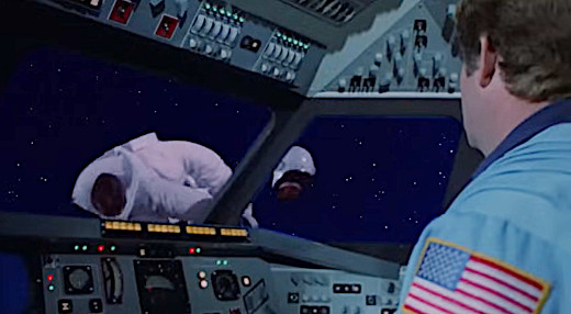 Screenshot - Hangar 18 (1980), aftermath of the disastrous satellite launch